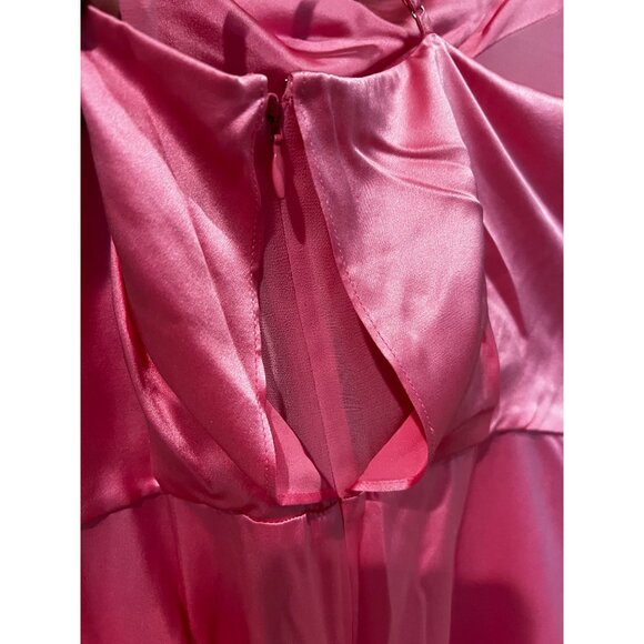 Cinq a Sept Octavia pink fringe Dress in Flamingo size 2 - Picture 8 of 11